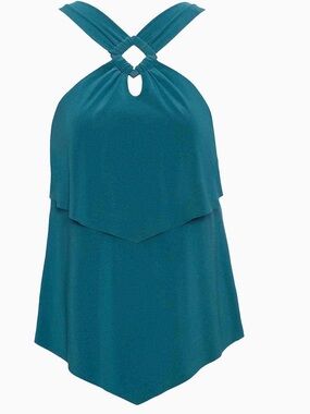 Carolina Tankini Top Magicsuit size 10 Palm Color